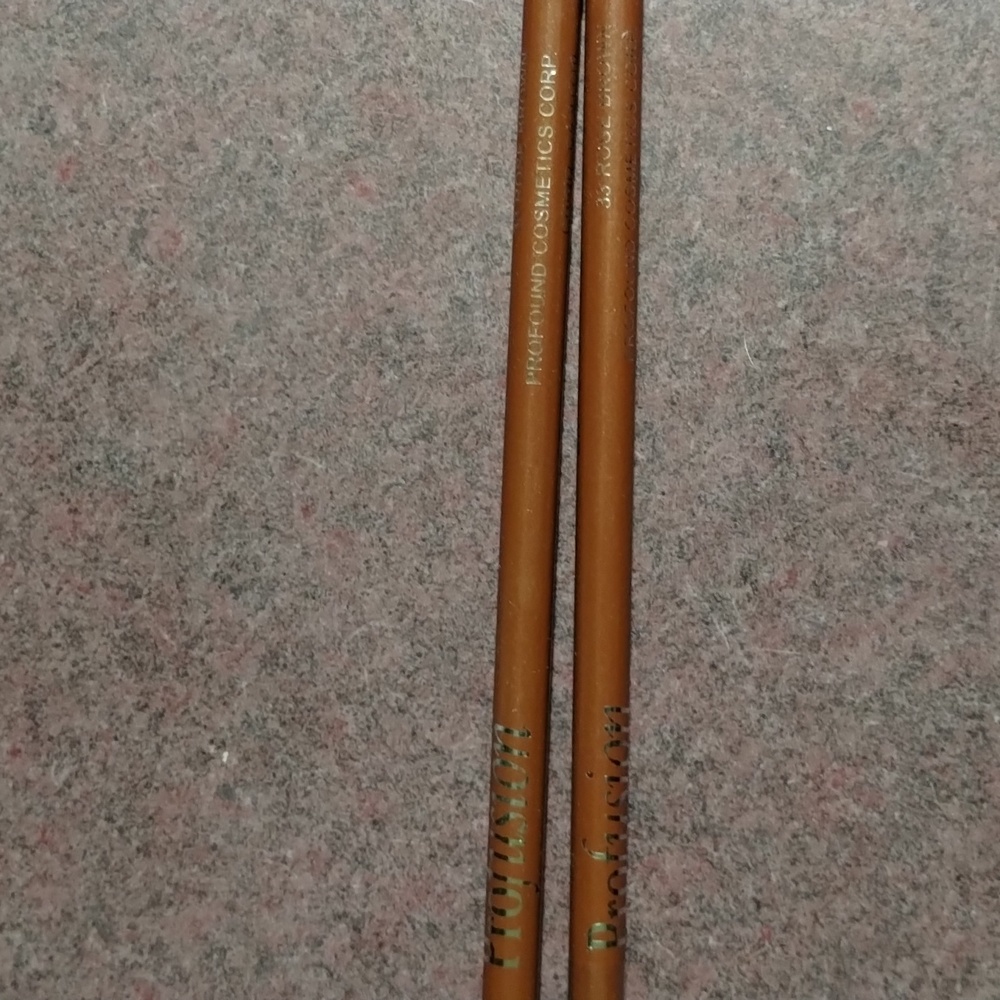 Profusion Cosmetics 2 Lip & Eye Liner Pencils Rose Brown